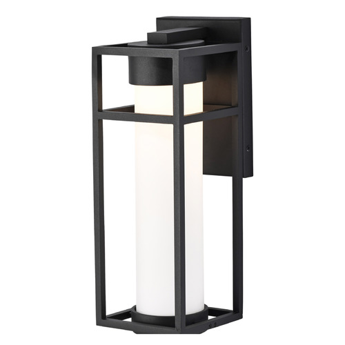 Ledges Matte Black LED Outdoor Wall Light by Nuvo Lighting