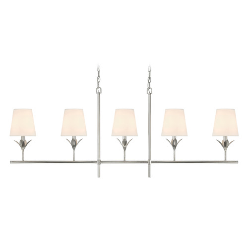 Crystorama Lighting Broche Antique Silver Island Light