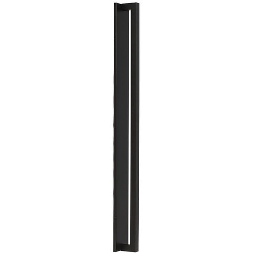 Visual Comfort Modern Collection Mick De Giulio Stagger Outdoor Black LED Outdoor Wall Light