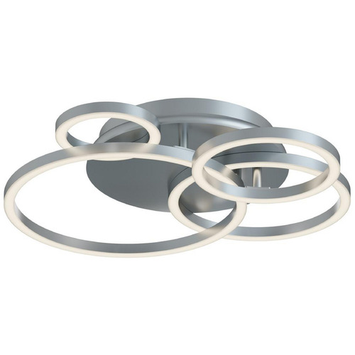 Afx Lighting Orbit Satin Nickel LED Semi-Flushmount Light