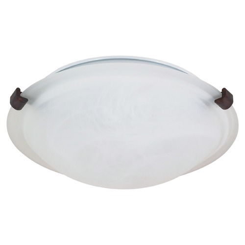 16-Inch Old Bronze Flush Mount by Nuvo Lighting