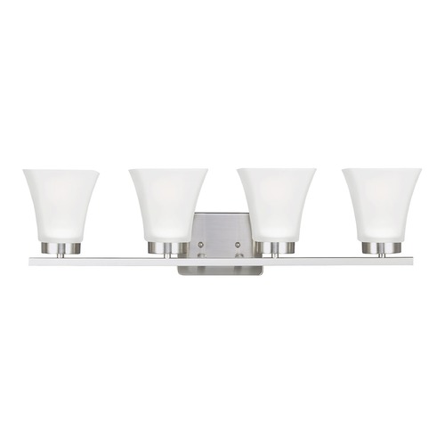 Generation Lighting Bayfield 27.50-Inch Bath Light in Brushed Nickel by Generation Lighting 4411604-962