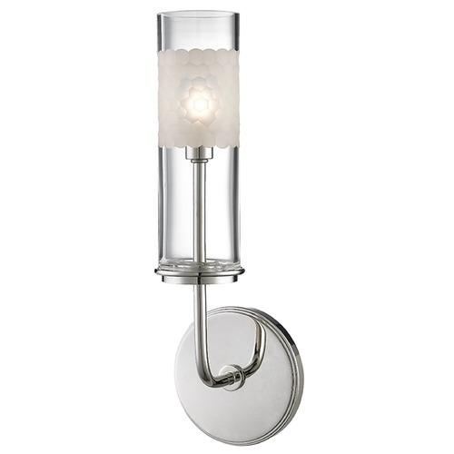 Wentworth Wall Sconce in Polished Nickel by Hudson Valley Lighting