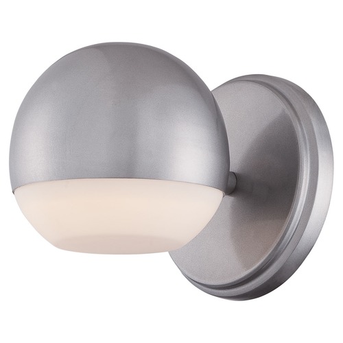 George Kovacs Lighting Mid-Century Modern LED Sconce Silver Finish by George Kovacs P1229-566-L