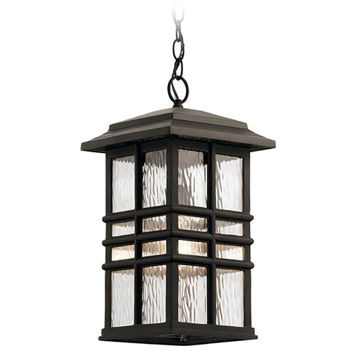 Beacon Square 18-Inch High Olde Bronze Outdoor Hanging Light by Kichler Lighting