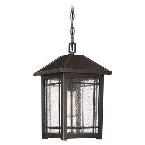 Cedar Point Outdoor Hanging Light in Palladian Bronze by Quoizel Lighting