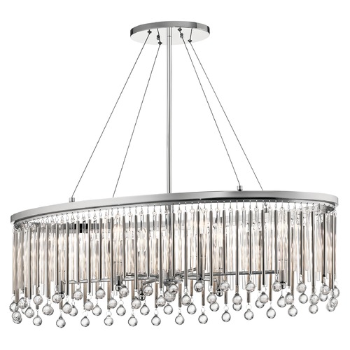 Kichler Lighting Piper 36-Inch Chrome Crystal Linear Pendant by Kichler Lighting 43725CH