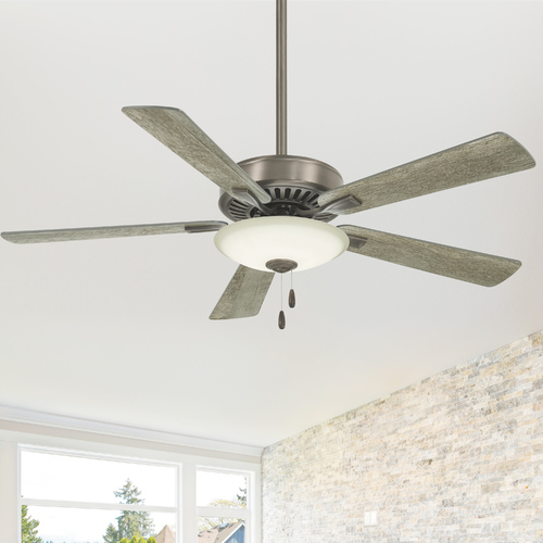 Minka Aire Contractor Uni-Pack 52-Inch LED Fan in Burnished Nickel F656L-BNK