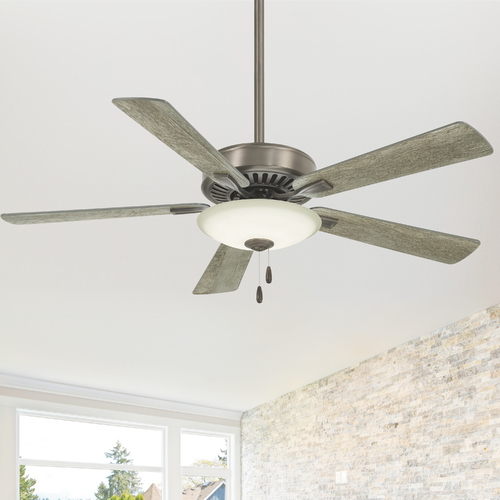 Contractor Uni-Pack 52-Inch LED Fan in Burnished Nickel by Minka Aire