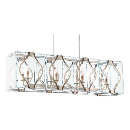 Metropolitan Lighting Brenton Cove Linear Chandelier in Gold Leaf by Metropolitan Lighting N7766-683