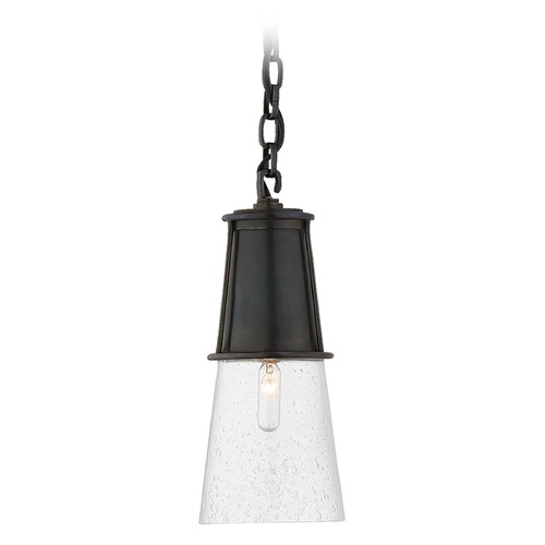 Visual Comfort Signature Collection Thomas OBrien Robinson Small Pendant in Bronze by Visual Comfort Signature TOB5751BZSG