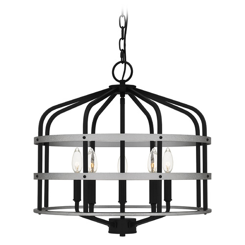 Quoizel Lighting Avignon 20-Inch Pendant in Matte Black by Quoizel Lighting QP5346MBK