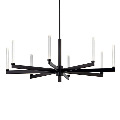 Sycara 48.50-Inch LED Chandelier in Black by Kichler Lighting