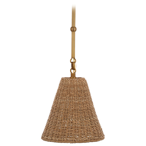 Goodman Hand-Rubbed Antique Brass Toast Mini Pendant Light
