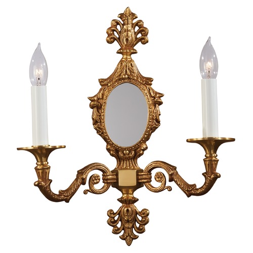French Gold Sconce by Metropolitan Lighting