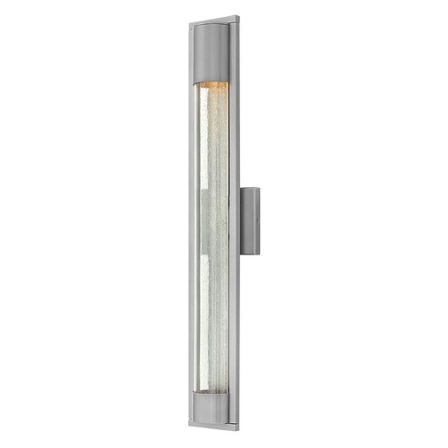 Hinkley Seeded Glass Outdoor Wall Light Titanium Hinkley 1225TT