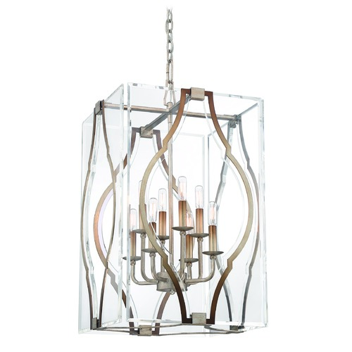 Brenton Cove 8-Light Pendant in Gold Leaf  by Metropolitan Lighting