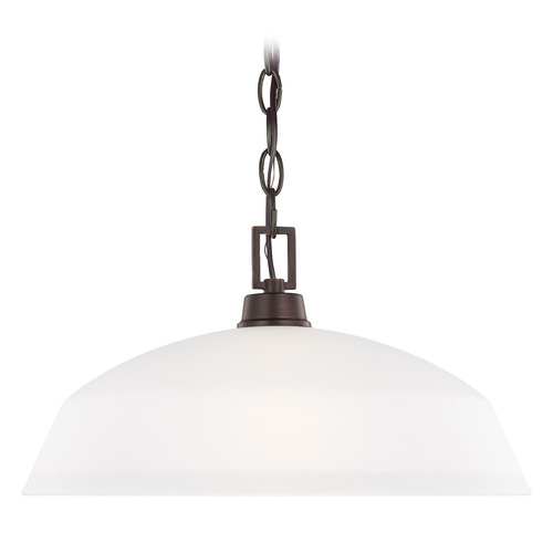 Generation Lighting Kerrville 15-Inch Bronze Pendant by Generation Lighting 6515201-710