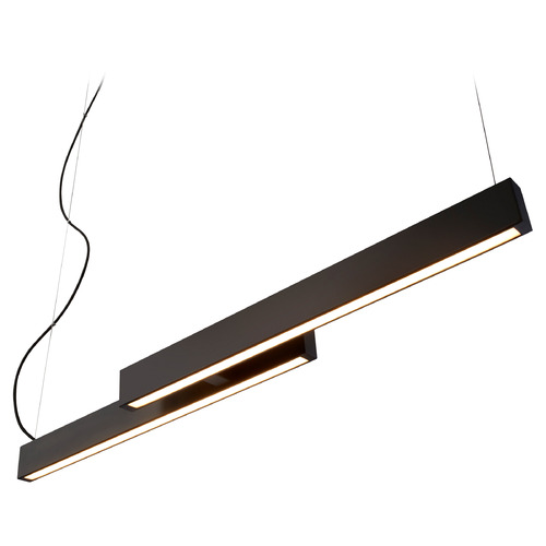Klone 40-Inch LED Linear Light in Black by Oxygen Lighting