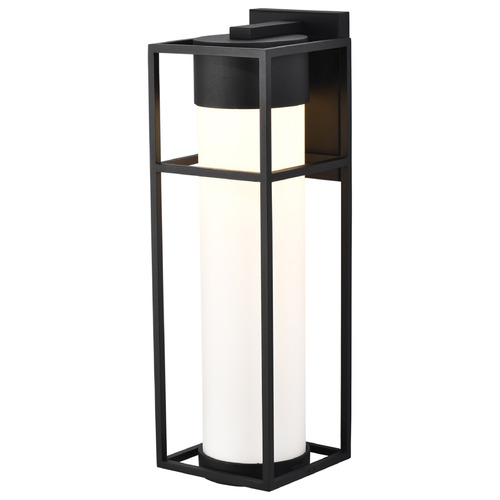 Ledges Matte Black LED Outdoor Wall Light by Nuvo Lighting