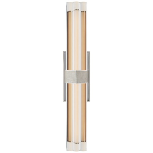 Visual Comfort Signature Collection Lauren Rottet Fascio 24-Inch Sconce in Nickel by Visual Comfort Signature LR2910PNCG