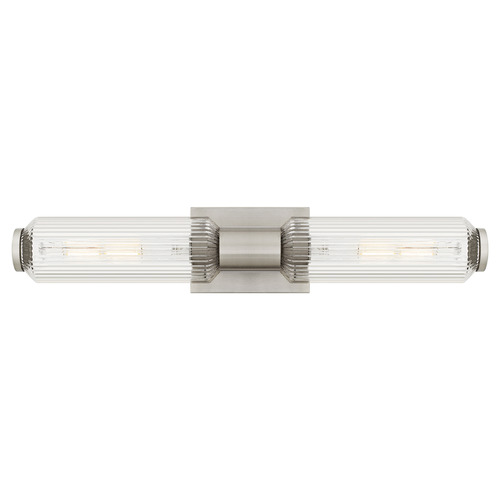 Quoizel Lighting Quoizel Lighting Hawes Brushed Nickel Vertical Bathroom Light HWS8524BN