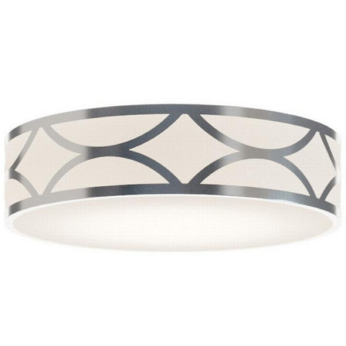 Afx Lighting Lake Painted Nickel LED Flushmount Light