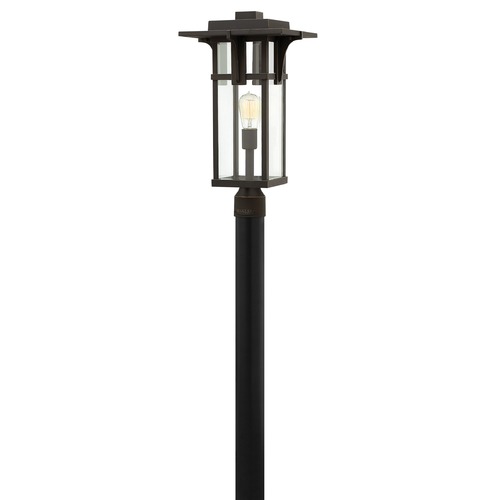 Manhattan 21.50-Inch Oil Rubbed Bronze Post Light by Hinkley Lighting