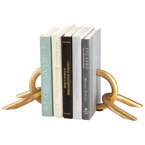 Goldie Locks Gold Bookend by Cyan Design
