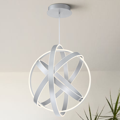 Kinetic 28-Inch LED Pendant in Titanium by Modern Forms