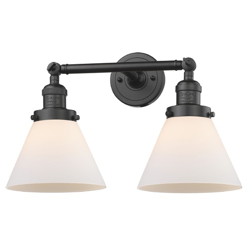 Innovations Lighting Innovations Lighting Large Cone Oil Rubbed Bronze Bathroom Light 208-OB-G41