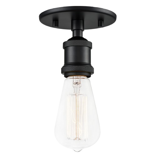 Bulstrodes Workshop Black Semi-Flush Mount by Matteo Lighting