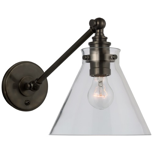 Chapman & Myers Parkington Wall Light in Bronze by Visual Comfort Signature