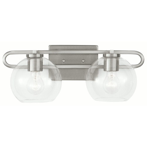 Visual Comfort Studio Collection Codyn Brushed Nickel Bathroom Light