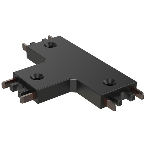 Continuum 3-Way T Connector in Black by ET2 Lighting