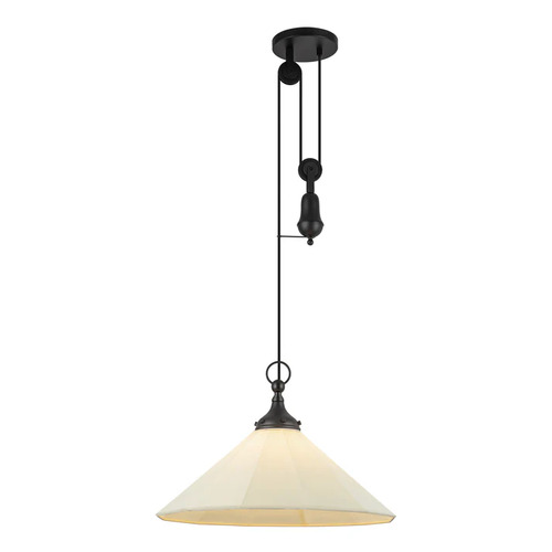 Alora Lighting Ellen Matte Black Pendant Light with Conical Shade