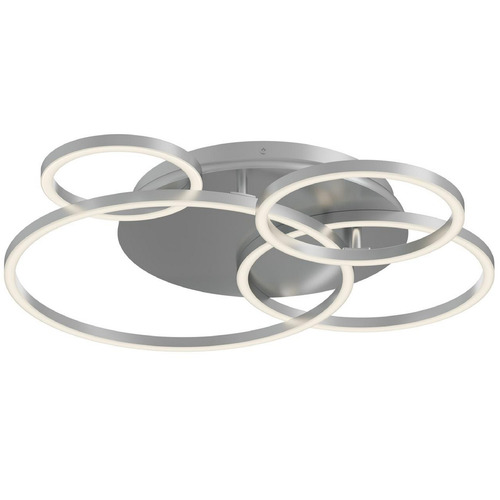 AFX Lighting Afx Lighting Orbit Satin Nickel LED Semi-Flushmount Light ORBF24LAJD1SN