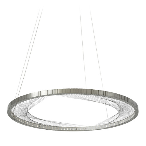 Visual Comfort Modern Collection Interlace 30 LED 277V Pendant in Nickel by Visual Comfort Modern 700INT30S-LED827-277