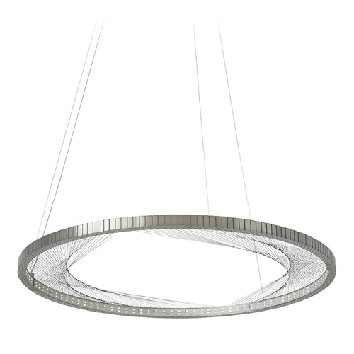 Interlace 30 LED 277V Pendant in Nickel by Visual Comfort Modern