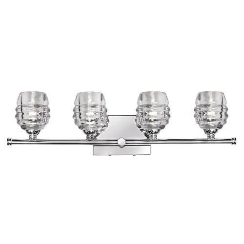 Modern Chrome LED Bathroom Light 3000K 1600LM by Kuzco Lighting