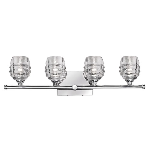 Kuzco Lighting Modern Chrome LED Bathroom Light 3000K 1600LM by Kuzco Lighting VL52125-CH