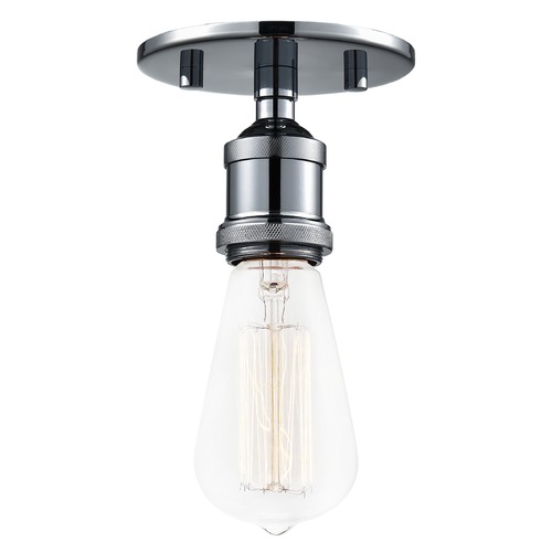 Bulstrodes Workshop Chrome Semi-Flush Mount by Matteo Lighting