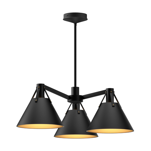 Alora Lighting Archer Matte Black Chandelier