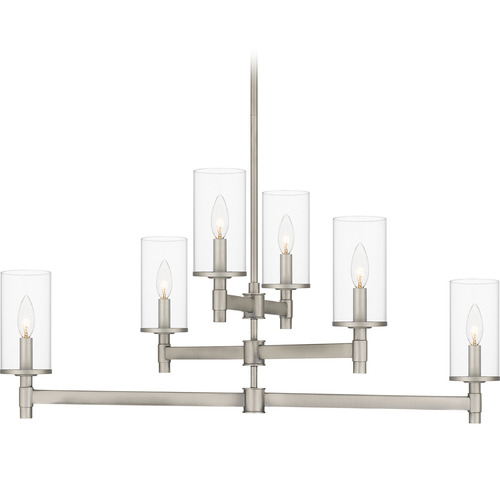 Quoizel Lighting Wynnbrook Linear Light in Antique Nickel by Quoizel Lighting QCH5578AN