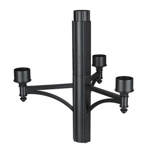 4-Light Outdoor Post Light in Black by Z-Lite
