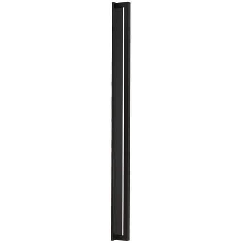 Visual Comfort Modern Collection Mick De Giulio Stagger Outdoor Black LED Outdoor Wall Light