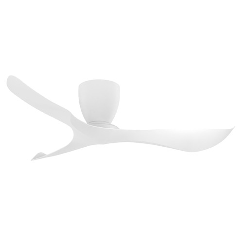 Maxim Lighting Maxim Lighting Keanu Matte White Ceiling Fan Without Light 88753MW