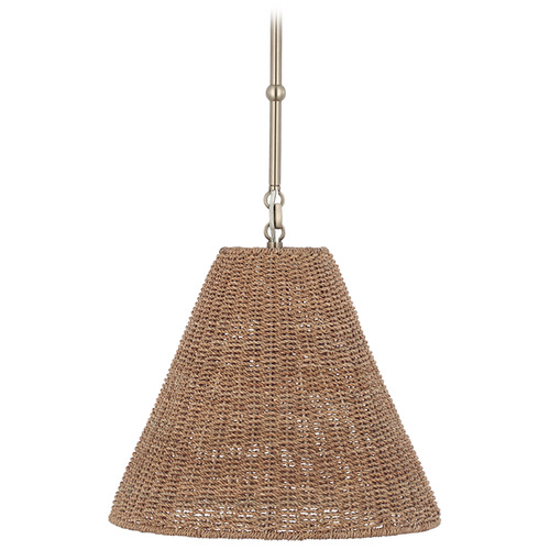 Goodman Antique Nickel Toast Small Hanging Light