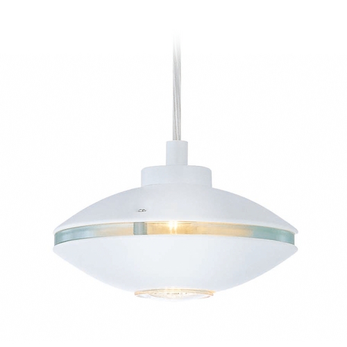 Espace White Mini Pendant by Lite Source Lighting