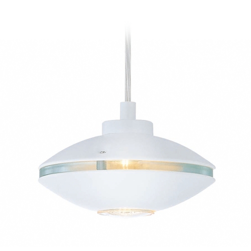 Lite Source Lighting Espace White Mini Pendant by Lite Source Lighting LS-19957WHT